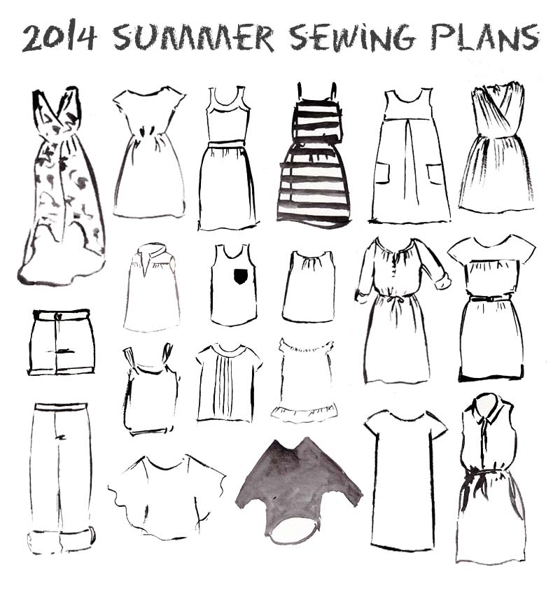 2014-summer-sewing-plans